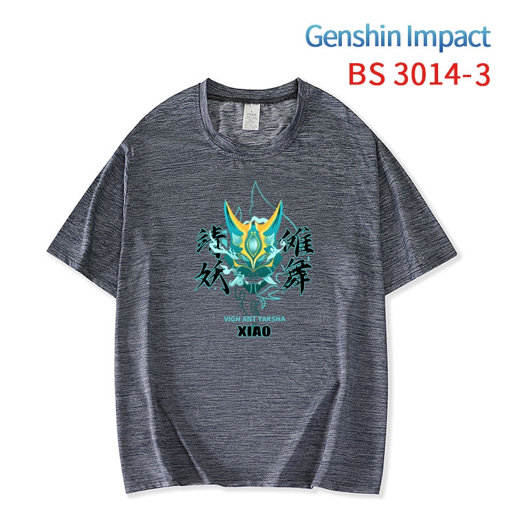 Genshin Impact ice silk cotton loose and comfortable T-shirt from XS to 5XL BS-3014-3