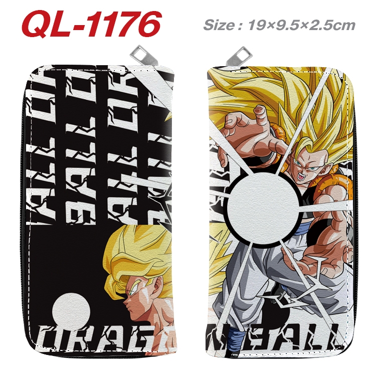 DRAGON BALL Anime pu leather long zipper wallet 19X9.5X2.5CM  QL-1176