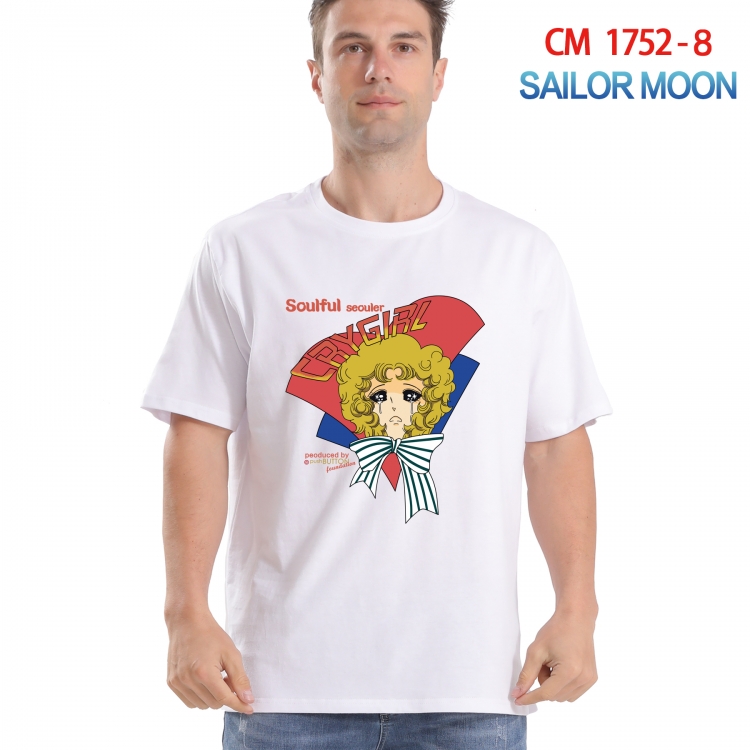 sailormoon Printed short-sleeved cotton T-shirt from S to 4XL  CM-1752-8