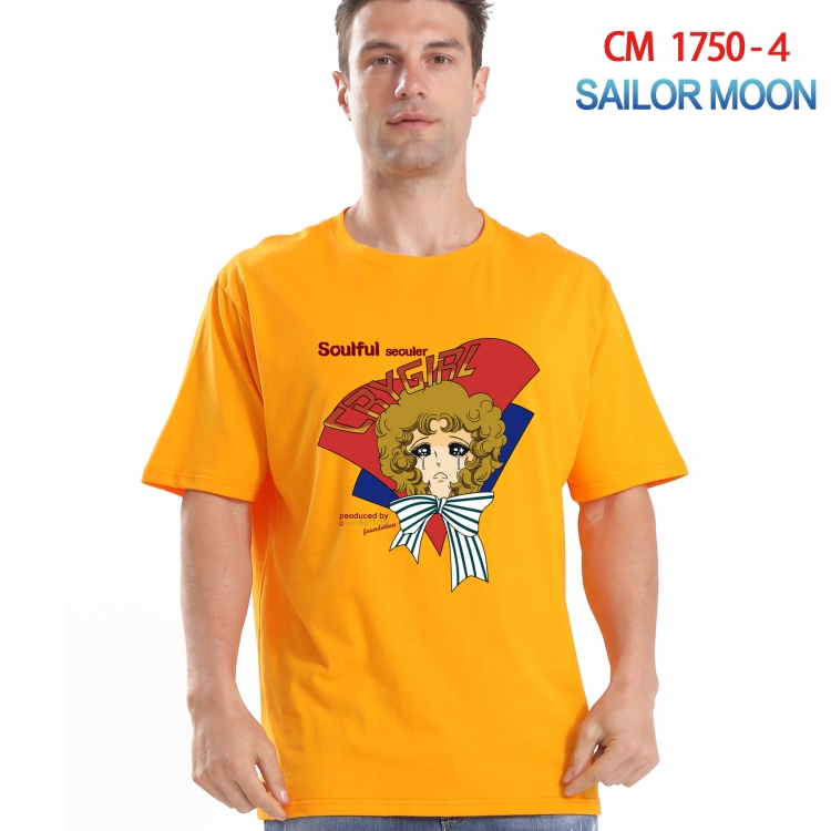 sailormoon Printed short-sleeved cotton T-shirt from S to 4XL CM-1750-4