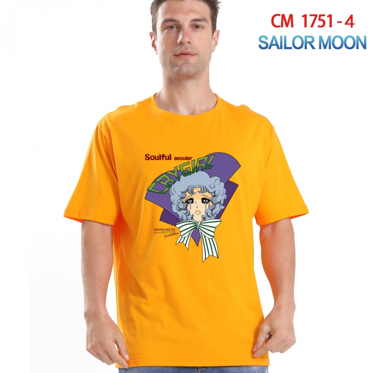 sailormoon Printed short-sleeved cotton T-shirt from S to 4XL CM-1751-4