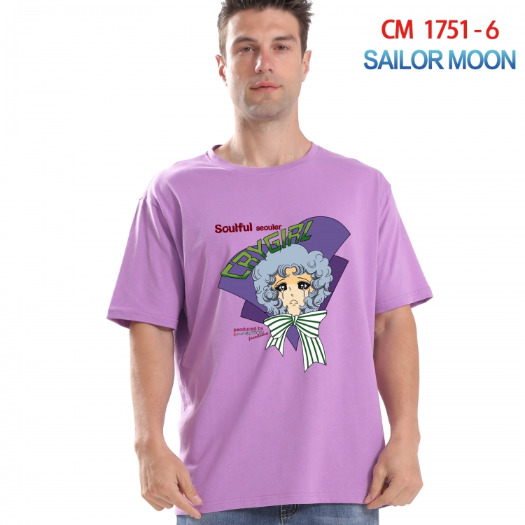 sailormoon Printed short-sleeved cotton T-shirt from S to 4XL  CM-1751-6