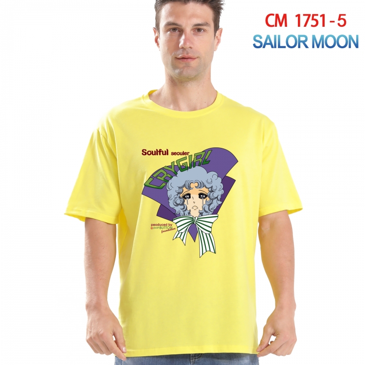 sailormoon Printed short-sleeved cotton T-shirt from S to 4XL  CM-1751-5