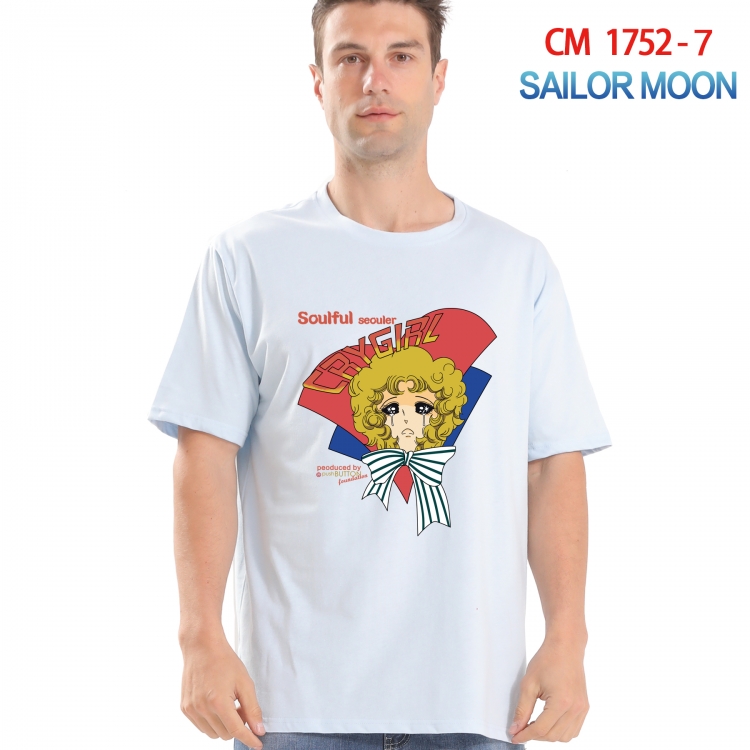 sailormoon Printed short-sleeved cotton T-shirt from S to 4XL CM-1752-7