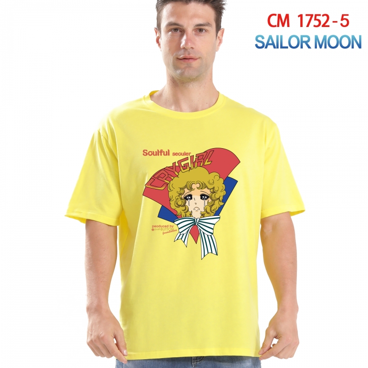 sailormoon Printed short-sleeved cotton T-shirt from S to 4XL  CM-1752-5