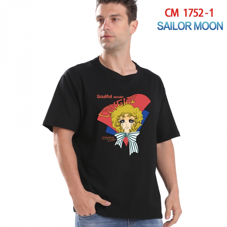 sailormoon Printed short-sleeved cotton T-shirt from S to 4XL CM-1752-1