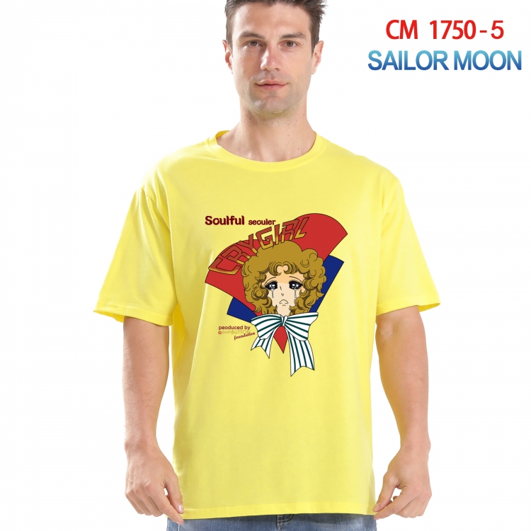 sailormoon Printed short-sleeved cotton T-shirt from S to 4XL CM-1750-5