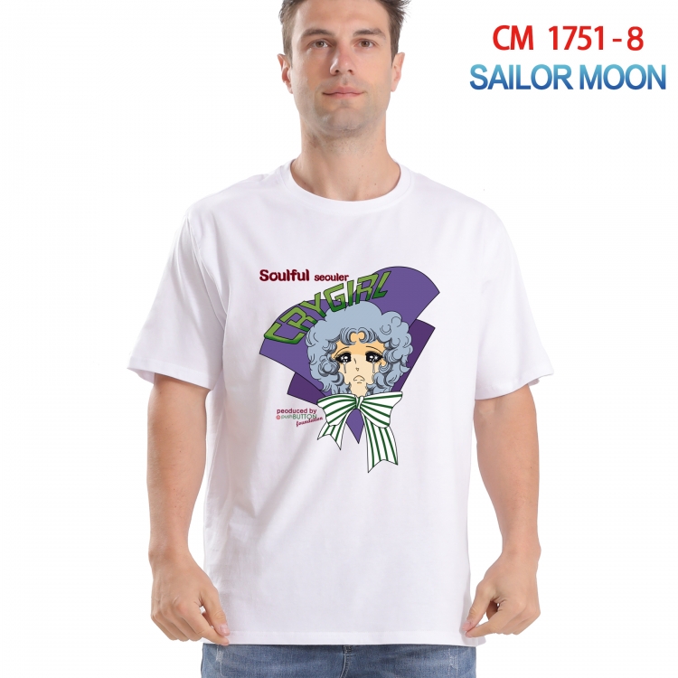 sailormoon Printed short-sleeved cotton T-shirt from S to 4XL  CM-1751-8