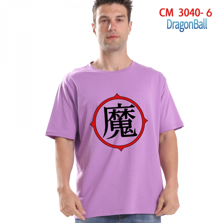 DRAGON BALL Printed short-sleeved cotton T-shirt from S to 4XL CM-3040-6