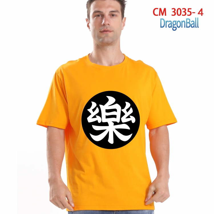 DRAGON BALL Printed short-sleeved cotton T-shirt from S to 4XL CM-3035-4