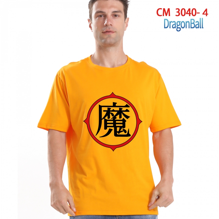 DRAGON BALL Printed short-sleeved cotton T-shirt from S to 4XL  CM-3040-4