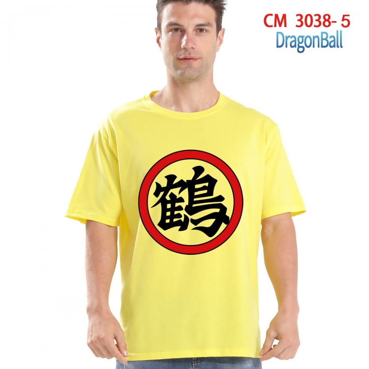 DRAGON BALL Printed short-sleeved cotton T-shirt from S to 4XL  CM-3038-5