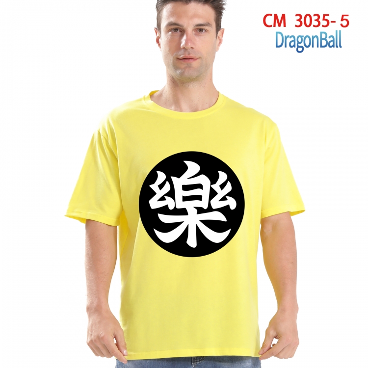 DRAGON BALL Printed short-sleeved cotton T-shirt from S to 4XL CM-3035-5