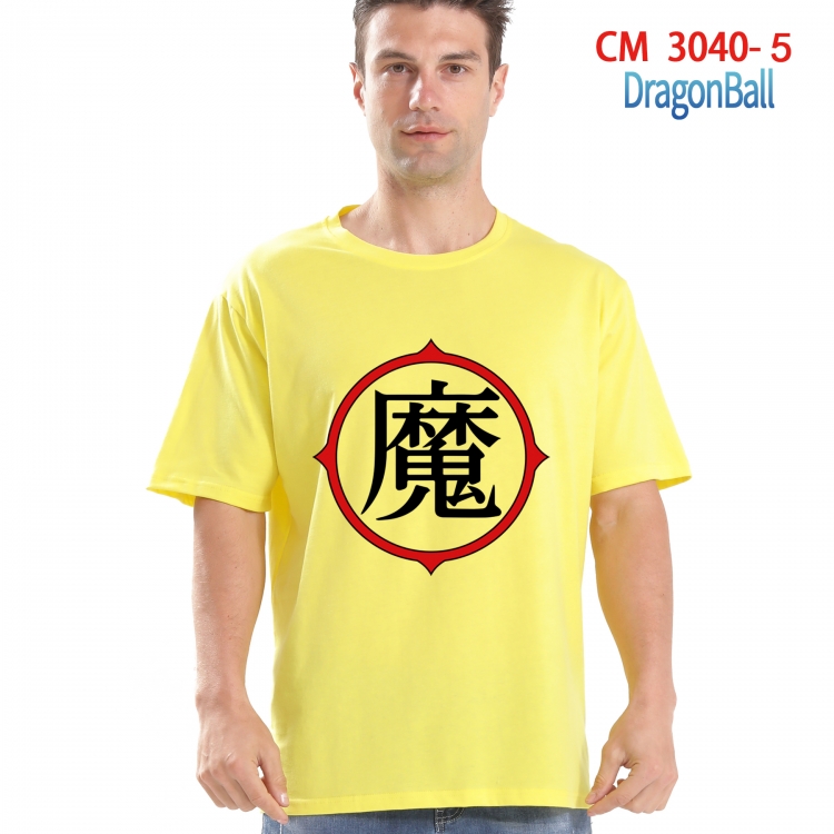 DRAGON BALL Printed short-sleeved cotton T-shirt from S to 4XL CM-3040-5