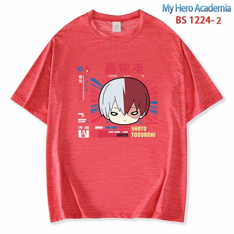 My Hero Academia ice silk cotton loose and comfortable T-shirt from XS to 5XL  BS 1224 2