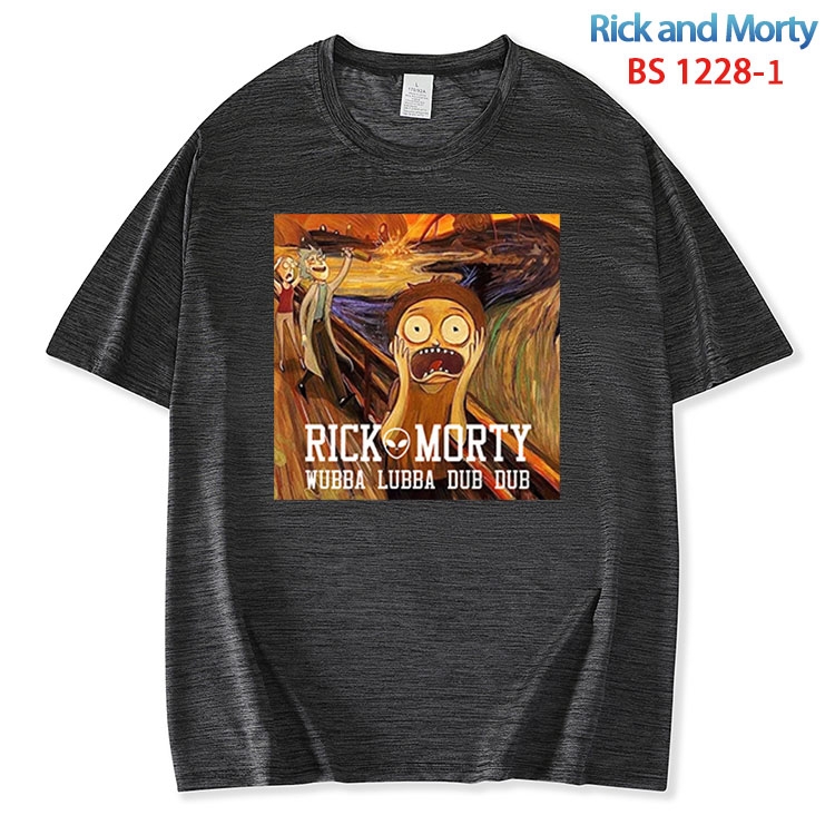 Rick and Morty ice silk cotton loose and comfortable T-shirt from XS to 5XL BS 1228 1