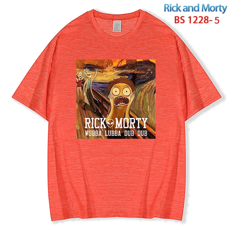 Rick and Morty ice silk cotton loose and comfortable T-shirt from XS to 5XL BS 1228 5