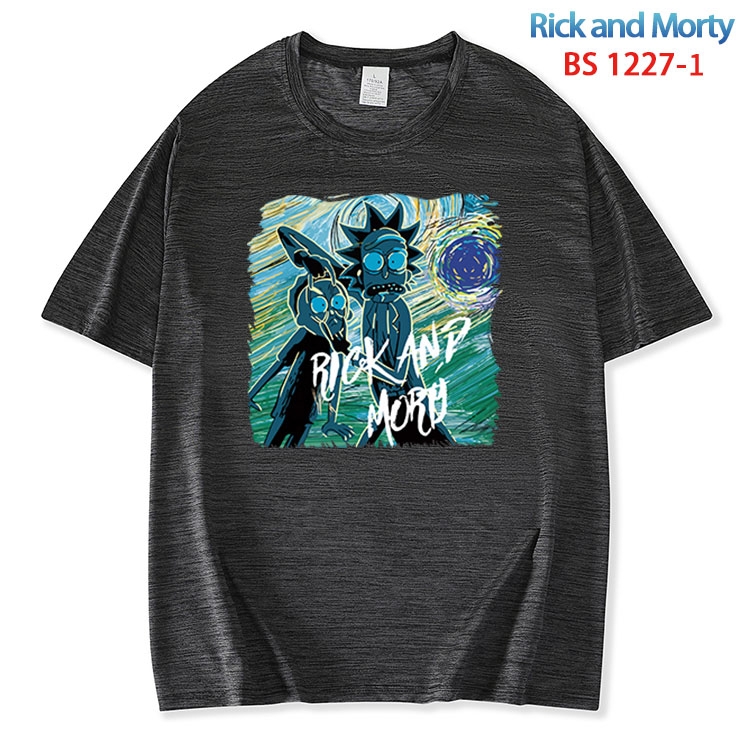Rick and Morty ice silk cotton loose and comfortable T-shirt from XS to 5XL  BS 1227 1