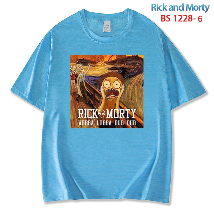 Rick and Morty ice silk cotton loose and comfortable T-shirt from XS to 5XL BS 1228 6