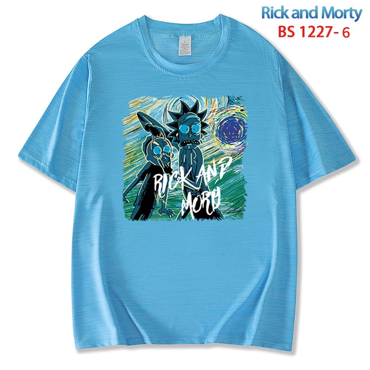 Rick and Morty ice silk cotton loose and comfortable T-shirt from XS to 5XL BS 1227 6