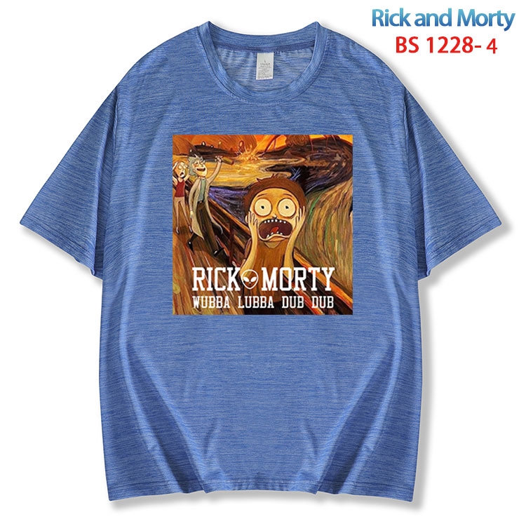 Rick and Morty ice silk cotton loose and comfortable T-shirt from XS to 5XL BS 1228 4
