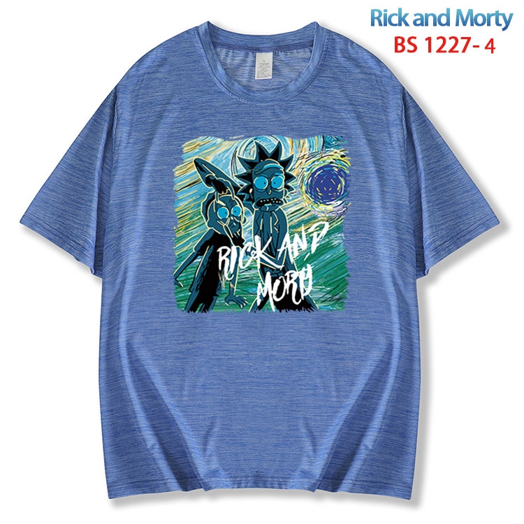 Rick and Morty ice silk cotton loose and comfortable T-shirt from XS to 5XL BS 1227 4