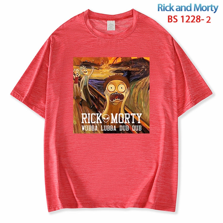 Rick and Morty ice silk cotton loose and comfortable T-shirt from XS to 5XL BS 1228 2