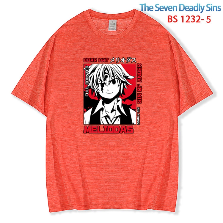 The Seven Deadly Sins ice silk cotton loose and comfortable T-shirt from XS to 5XL   BS 1232 5