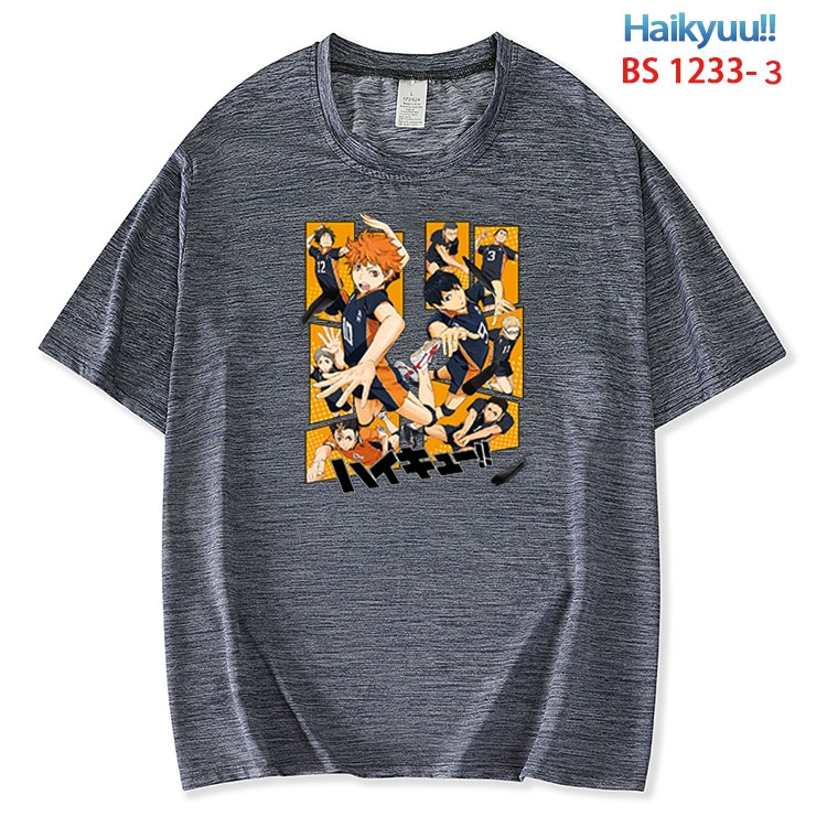 Haikyuu!! ice silk cotton loose and comfortable T-shirt from XS to 5XL BS 1233 3