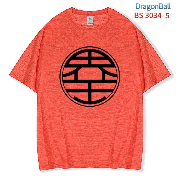 DRAGON BALL ice silk cotton loose and comfortable T-shirt from XS to 5XL BS-3034-5