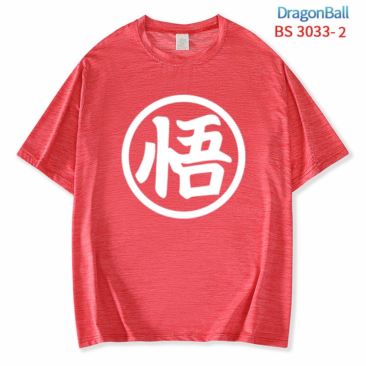 DRAGON BALL ice silk cotton loose and comfortable T-shirt from XS to 5XL  BS-3033-2