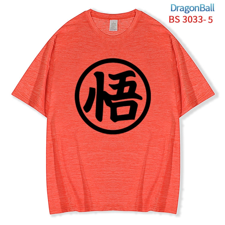 DRAGON BALL ice silk cotton loose and comfortable T-shirt from XS to 5XL  BS-3033-5