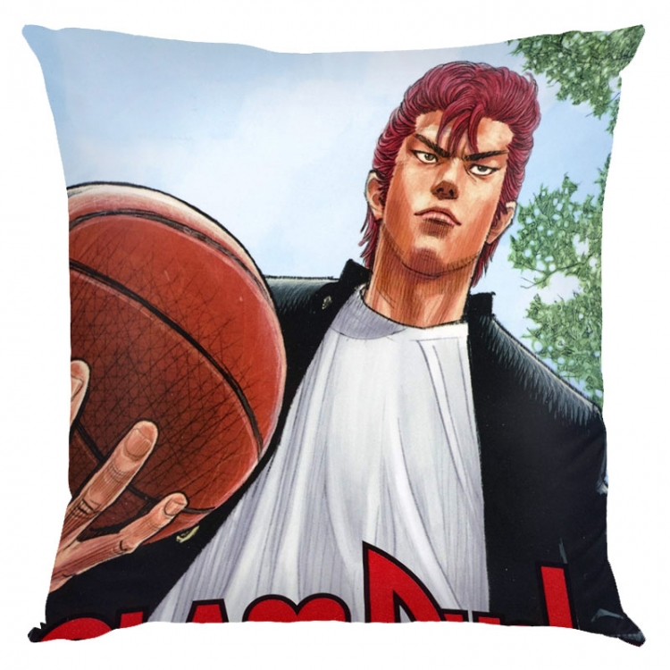 Slam Dunk Anime square full-color pillow cushion 45X45CM NO FILLING   G1-24