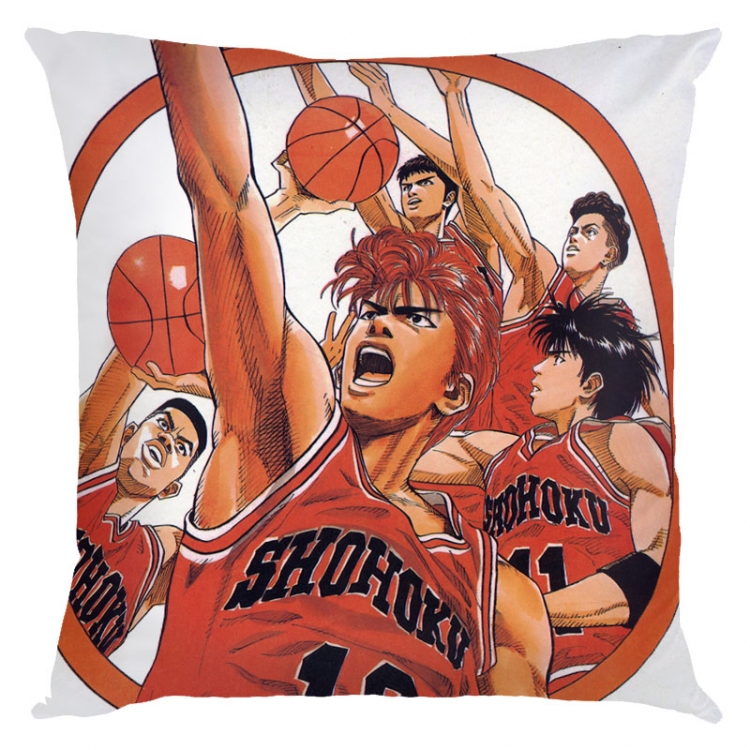 Slam Dunk Anime square full-color pillow cushion 45X45CM NO FILLING  G1-44