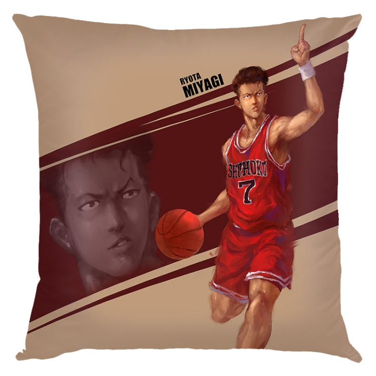 Slam Dunk Anime square full-color pillow cushion 45X45CM NO FILLING  G1-21