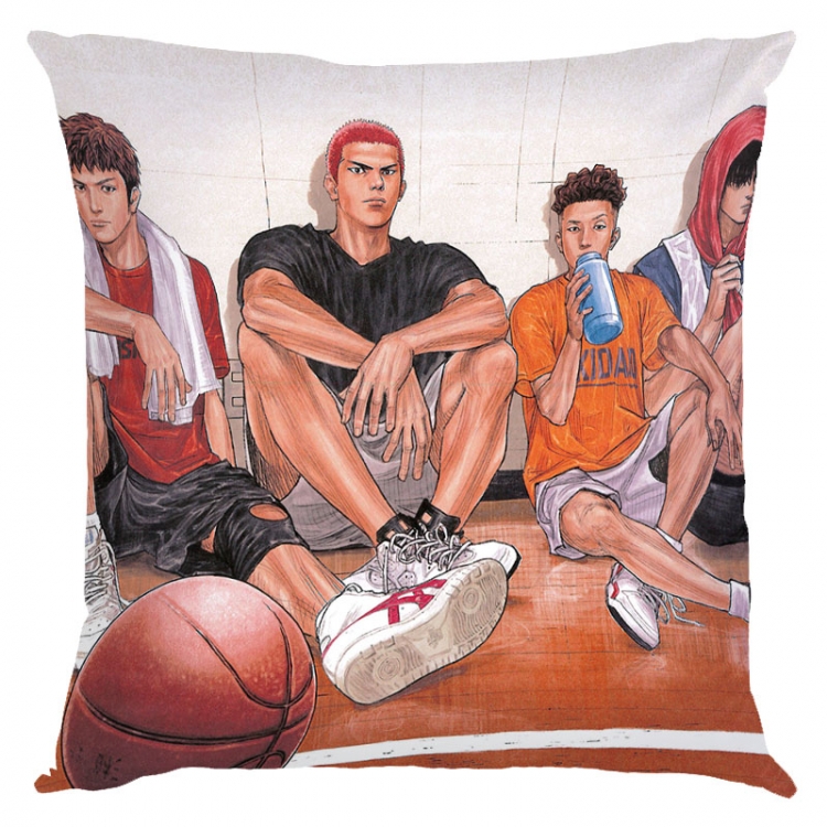 Slam Dunk Anime square full-color pillow cushion 45X45CM NO FILLING  G1-57