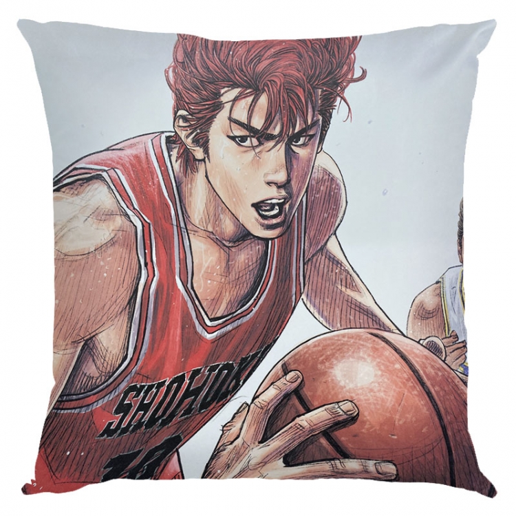 Slam Dunk Anime square full-color pillow cushion 45X45CM NO FILLING  G1-79