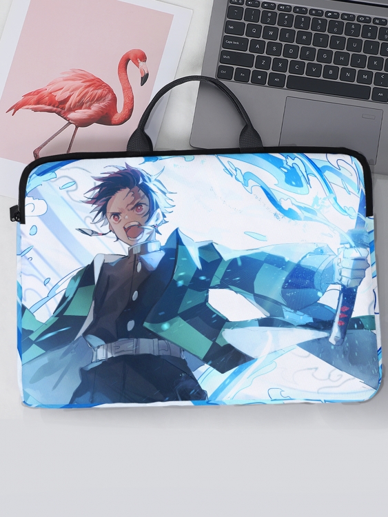 Demon Slayer Kimets  Anime computer liner bag 31x41cm