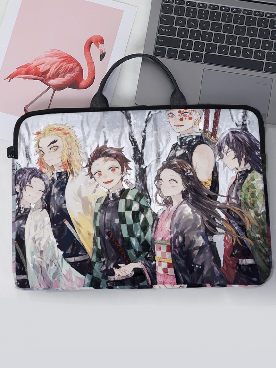 Demon Slayer Kimets Anime computer liner bag 31x41cm