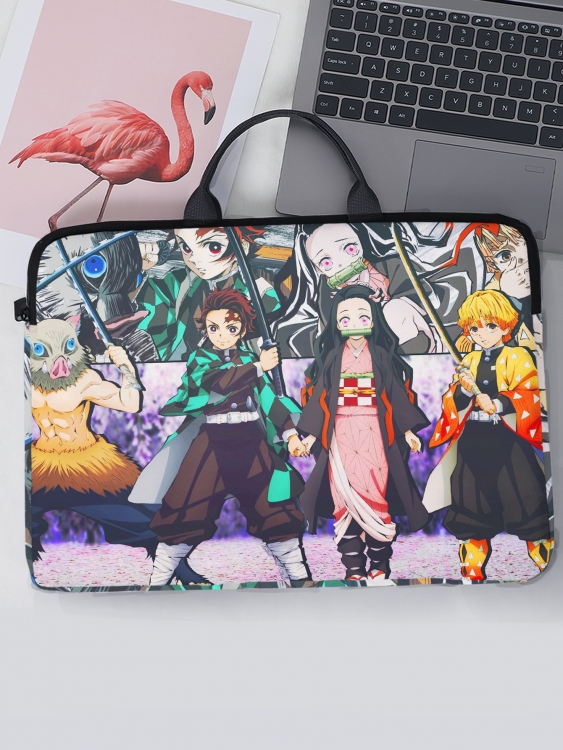 Demon Slayer Kimets Anime computer liner bag 31x41cm