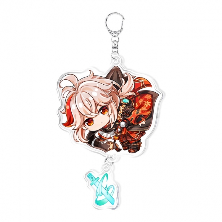 Genshin Impact Anime acrylic Pendant Key Chain  price for 5 pcs 11894