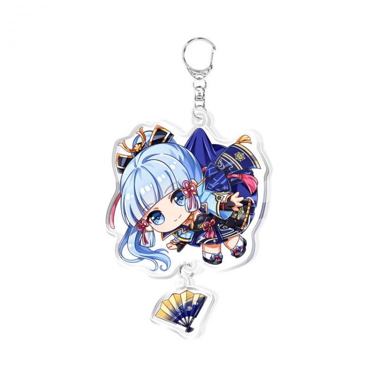 Genshin Impact Anime acrylic Pendant Key Chain  price for 5 pcs 11895