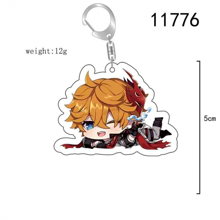 Genshin Impact Anime acrylic Key Chain  price for 5 pcs 11776