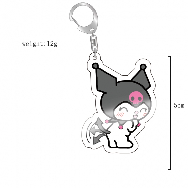 Sanrio Cartoon acrylic Key Chain  price for 5 pcs 11819