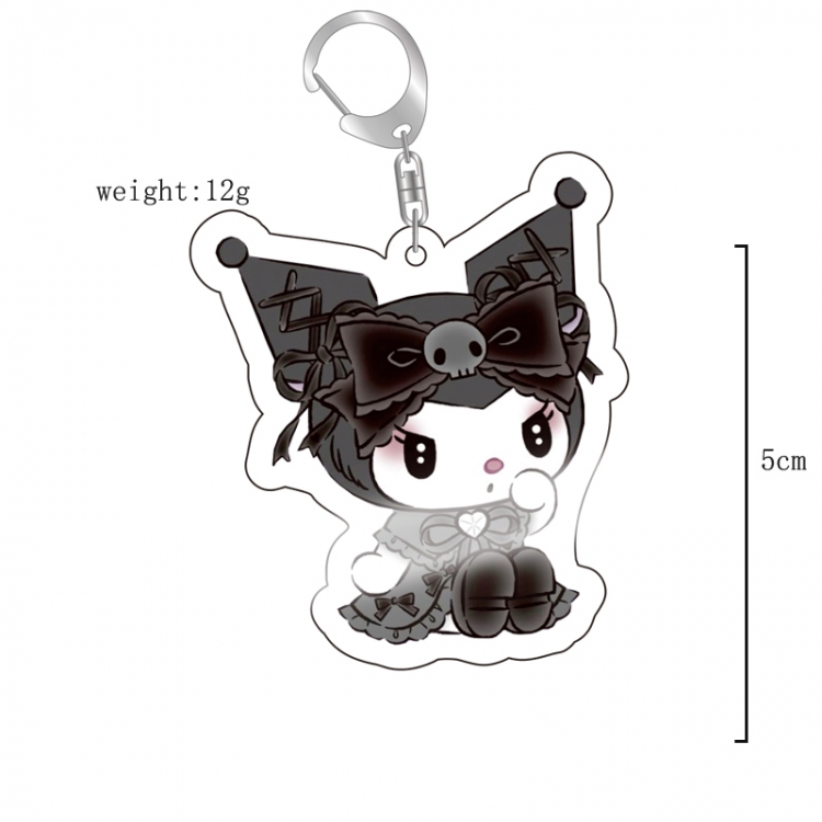 Sanrio Cartoon acrylic Key Chain  price for 5 pcs 11822