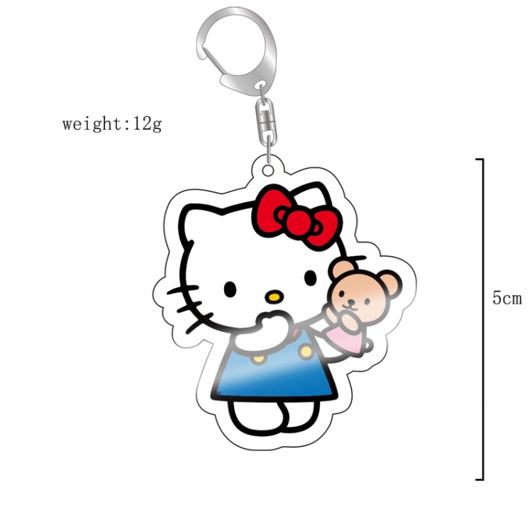 Sanrio Cartoon acrylic Key Chain  price for 5 pcs 11811