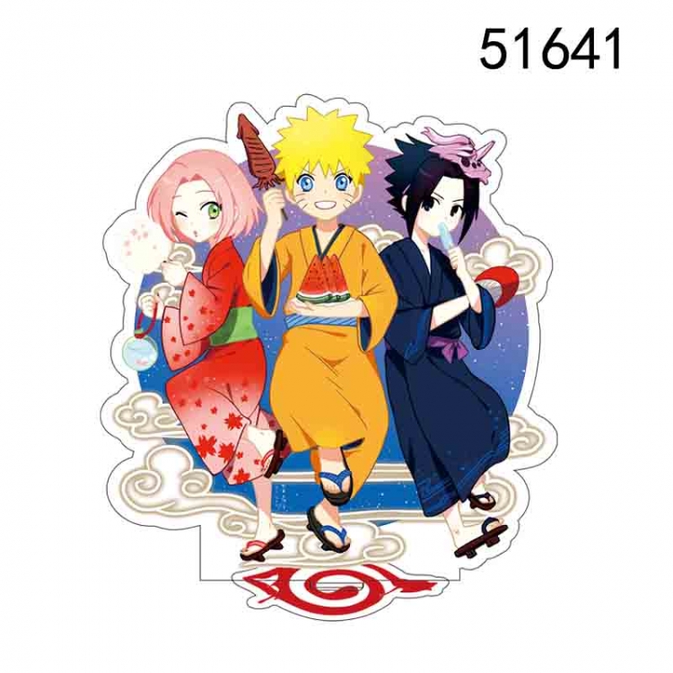 Naruto Anime characters acrylic Standing Plates Keychain 15CM