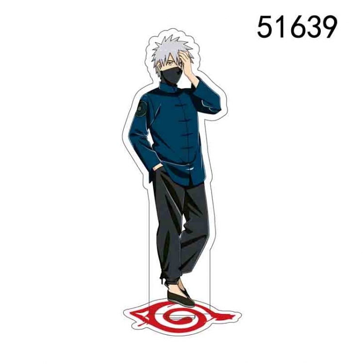 Naruto Anime characters acrylic Standing Plates Keychain 15CM