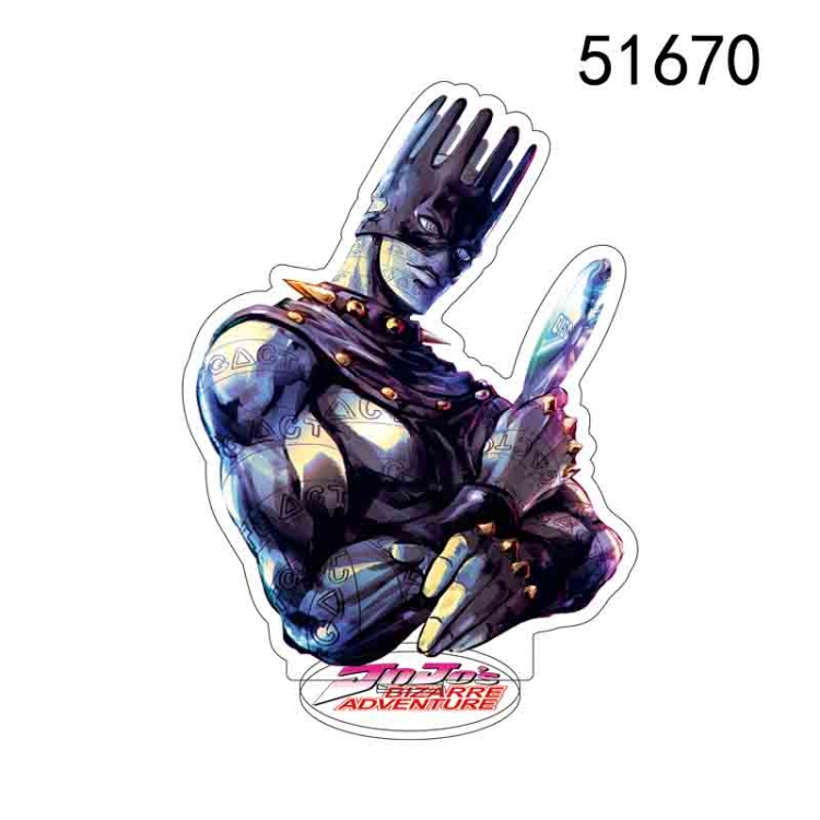 JoJos Bizarre Adventure Anime characters acrylic Standing Plates Keychain 15CM