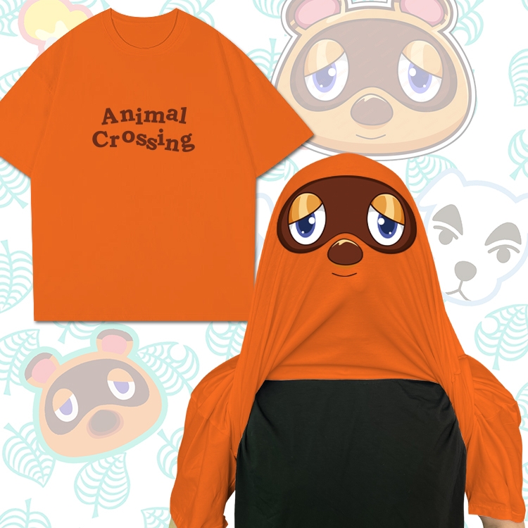 Animal Crossing Anime Funny Cotton Creative Crew Neck T-Shirt from M to 3XL